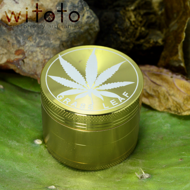 GRINDER METAL 4 PISOS GRASS LEAF GRANDE 2